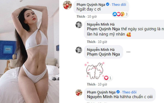 Quỳnh Nga 'muốn ngất xỉu' khi chiêm ngưỡng đường cong 'bốc lửa' của MC Minh Hà Ảnh 2