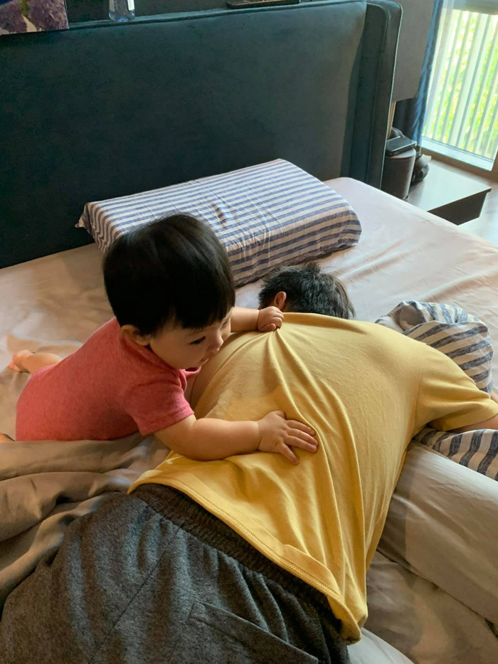 Suchin 'xử' ba Cường trước nè.