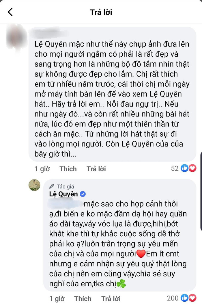 Bị chê xấu khi khoe ảnh lưng trần gợi cảm, Lệ Quyên đáp trả nhẹ nhàng mà xéo xắt có thừa Ảnh 7