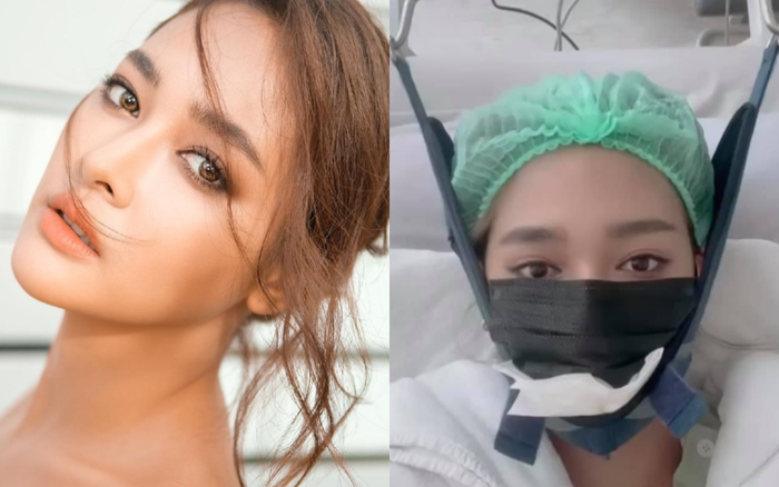 Cựu Hoa hậu Thái Lan Pooklook Fonthip gặp tai nạn nặng, nhập viện gấp để điều trị chấn thương Ảnh 2