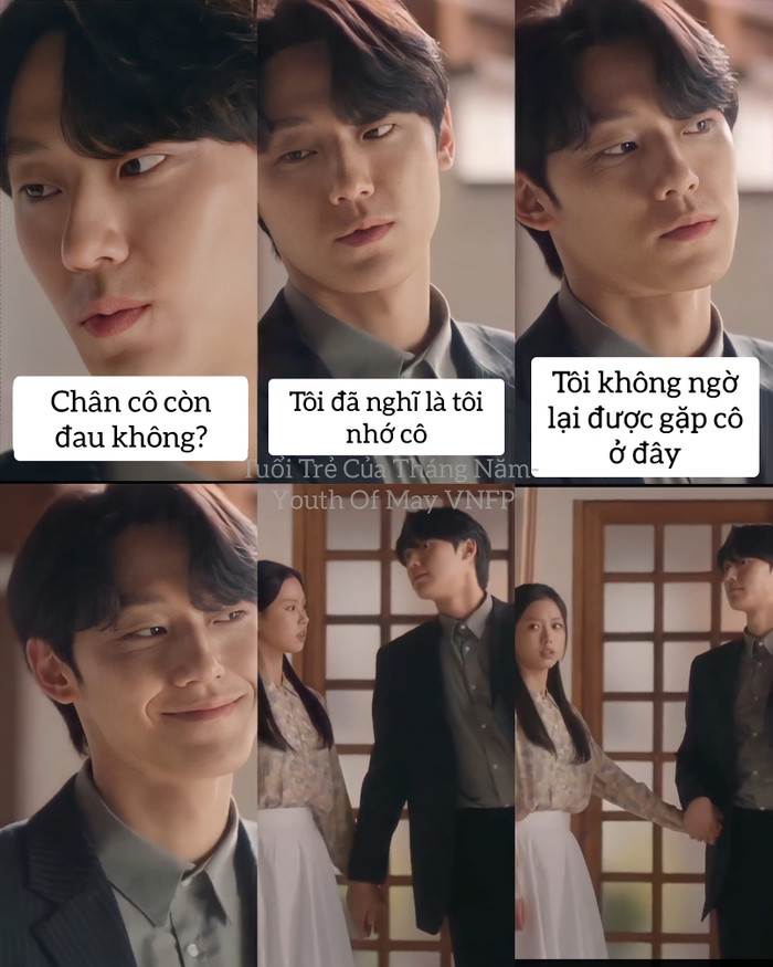 Hee Tae lén lút nắm tay Muyng Hee ở nhà Soo Ryeon