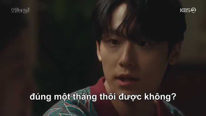 Anh xin Myung Hee hãy yêu anh chỉ một tháng thôi