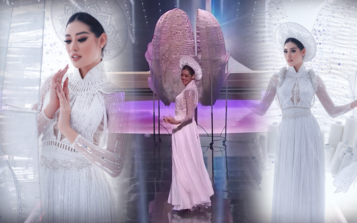 Khánh Vân tỏa sáng với Kén Em 'Hoàn vũ': Đảm nhận Vedette chốt show National Costume cực kì hoành tráng Ảnh 2