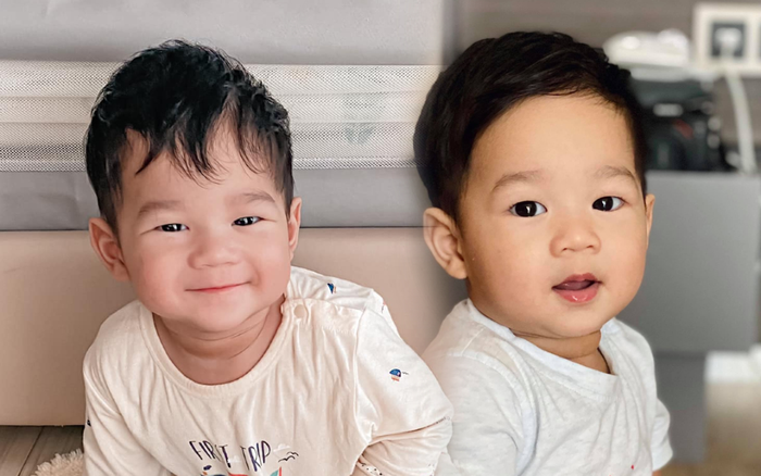 Con trai hoa hậu Thu Thảo gần 1 tuổi đã đẹp trai 'đốn tim' bao fan thế này Ảnh 2