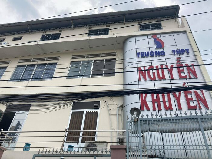 Trường THPT Nguyễn Khuyến. Ảnh: Báo Thanh Niên