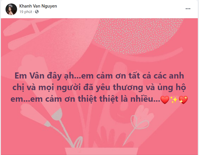 Hậu 'càn quét' Miss Universe 2020 với Kén Em, Khánh Vân gửi lời tri ân và phản ứng của loạt sao Việt Ảnh 9