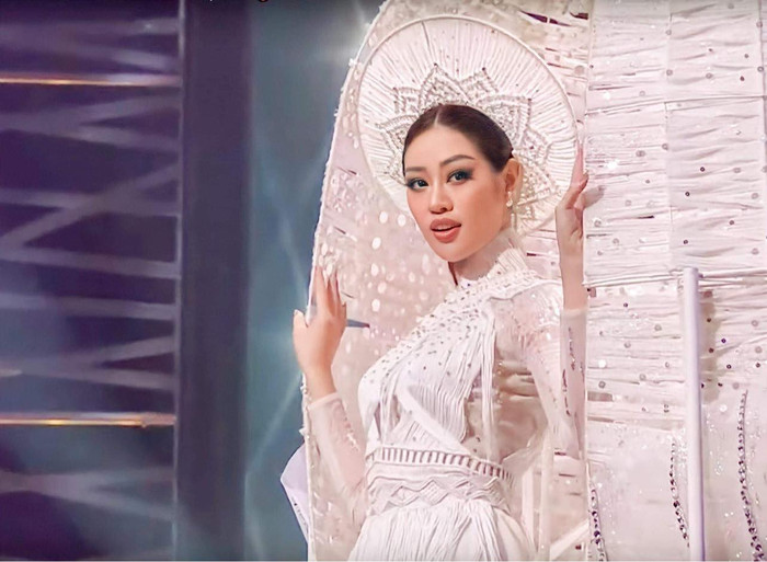 Hậu 'càn quét' Miss Universe 2020 với Kén Em, Khánh Vân gửi lời tri ân và phản ứng của loạt sao Việt Ảnh 7