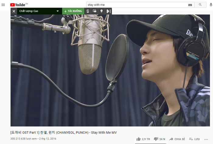 OST Stay With Me của Chanyeol và Punch thiết lập kỷ lục mới trên Youtube Ảnh 4