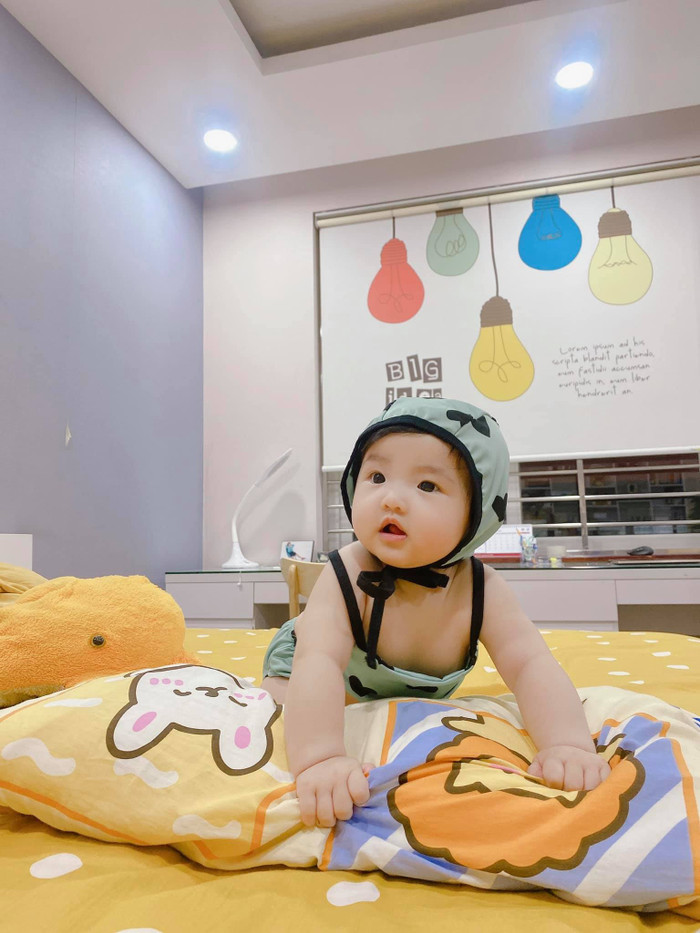 Những hình ảnh đáng yêu hằng ngày của Winnie cũng thường xuyên được Đông Nhi cập nhật.