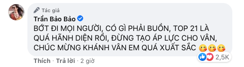 Loạt sao Việt gửi lời động viên Khánh Vân: 'Đừng buồn! Ở nhà có chị em chờ' Ảnh 7