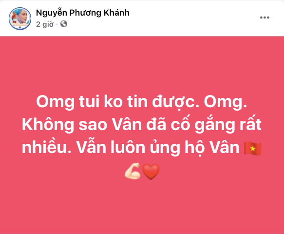 Loạt sao Việt gửi lời động viên Khánh Vân: 'Đừng buồn! Ở nhà có chị em chờ' Ảnh 8