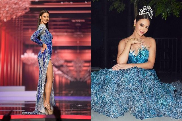 Amanda Obdam - bản sao hoàn hảo của Catriona Gray: Xứng danh 'Mèo xanh' của xứ sở chùa Vàng Ảnh 10