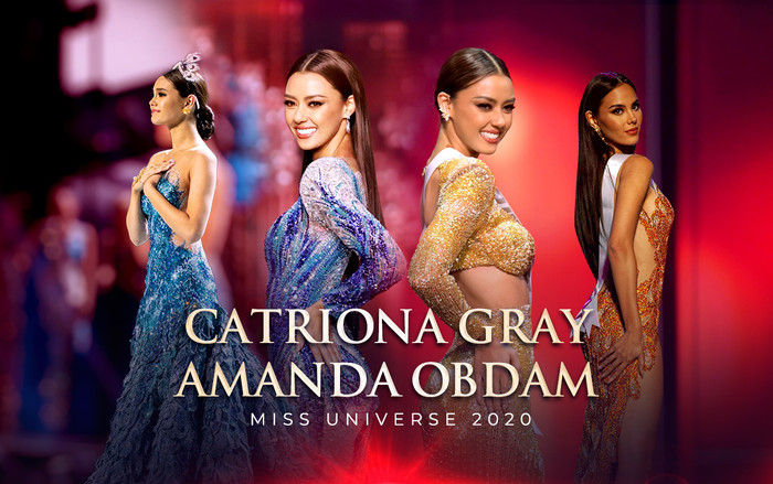 Amanda Obdam - bản sao hoàn hảo của Catriona Gray: Xứng danh 'Mèo xanh' của xứ sở chùa Vàng Ảnh 1