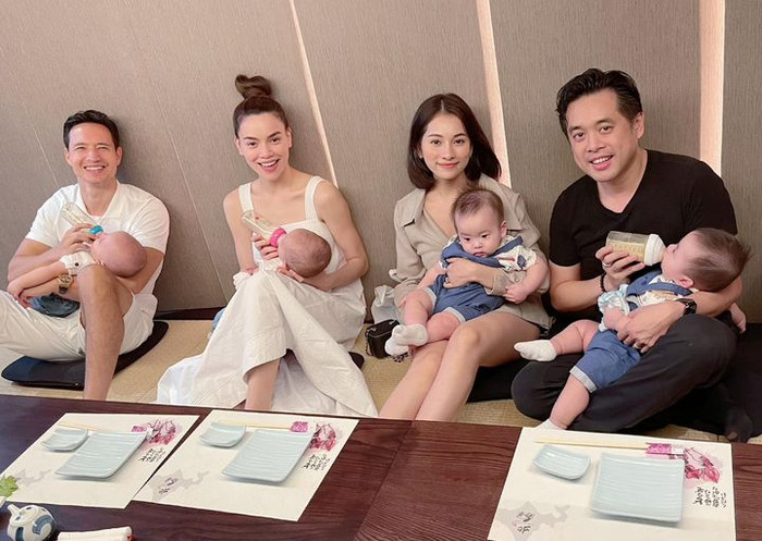 Gia đình Dương Khắc Linh và gia đình Hồ Ngọc Hà đã cùng nhau có buổi tụ họp.