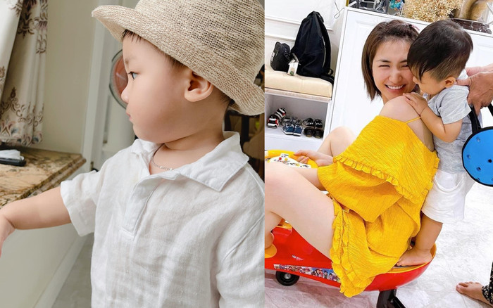 Hòa Minzy khoe cận mặt con trai cực dễ thương, Bùi Tiến Dũng liền trầm trồ nhan sắc 'con rể' Ảnh 2