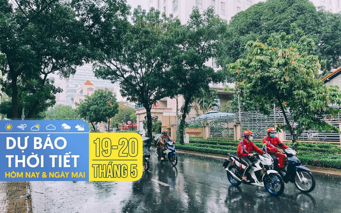 Dự báo thời tiết hôm nay và ngày mai 19-20/5: Hà Nội nắng nóng, TPHCM mưa dông rải rác Ảnh 2