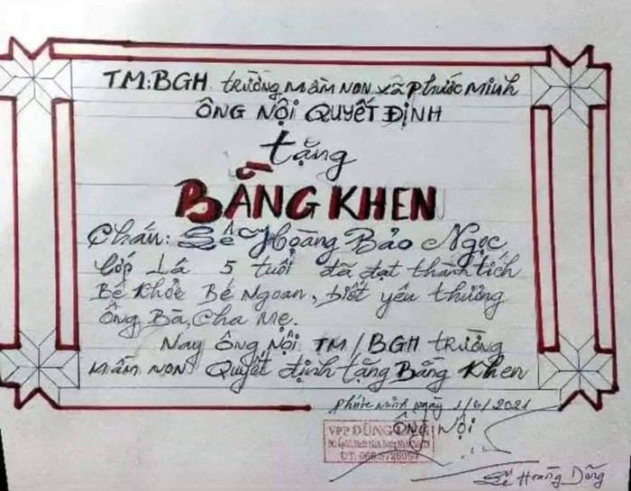 Và đây là thành quả...