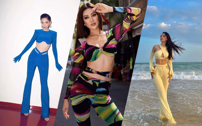 Hoa hậu Khánh Vân, Chi Pu, Tóc Tiên mê mệt croptop '5cm' khoe hình thể quyến rũ Ảnh 2