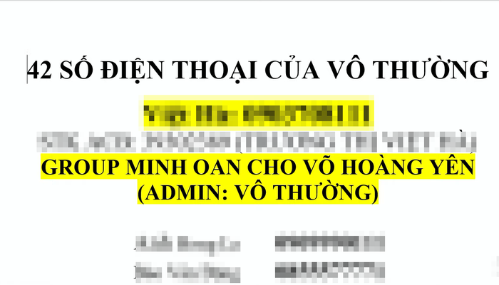 Bà Phương Hằng công khai danh tính antifan và 50 số điện thoại, trong đó có cả Huỳnh Ngọc Thiên Hương Ảnh 2