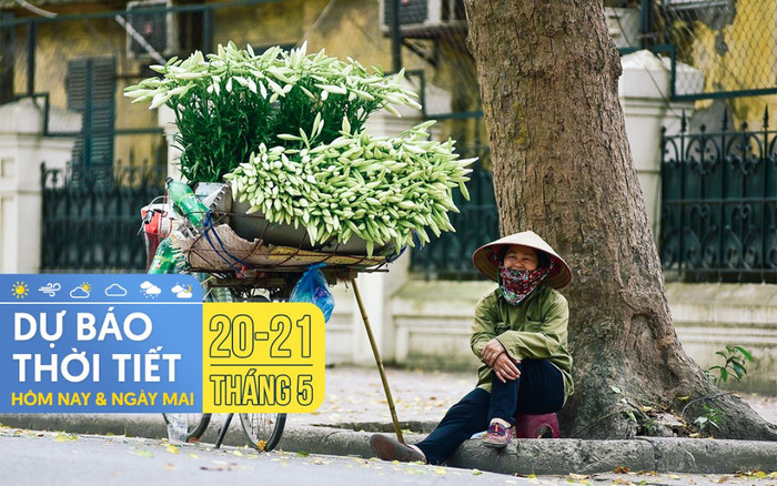 Dự báo thời tiết hôm nay và ngày mai 20-21/5: TPHCM nắng dịu và có mưa dông, Hà Nội nắng nóng Ảnh 2