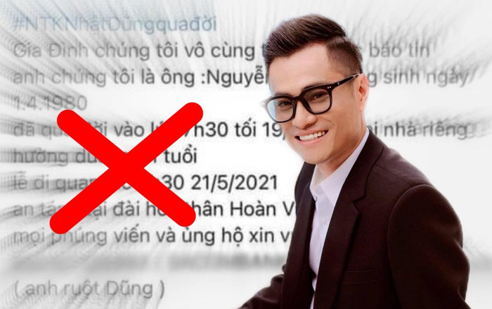 Phẫn nộ: NTK Nhật Dũng qua đời vì bạo bệnh, xuất hiện kẻ mạo danh lừa đảo tiền phúng điếu Ảnh 2