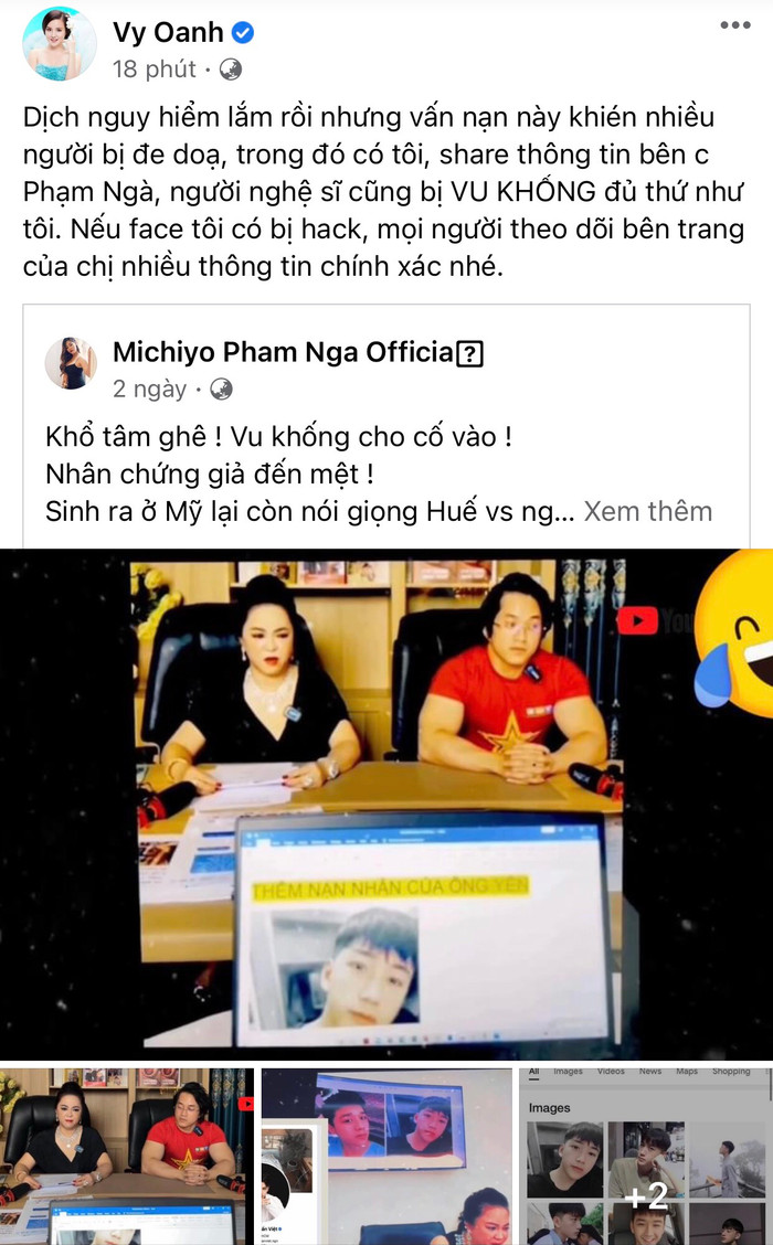 Động thái mới nhất trên trang cá nhân của Vy Oanh được cho là 'dằn mặt' bà Phương Hằng
