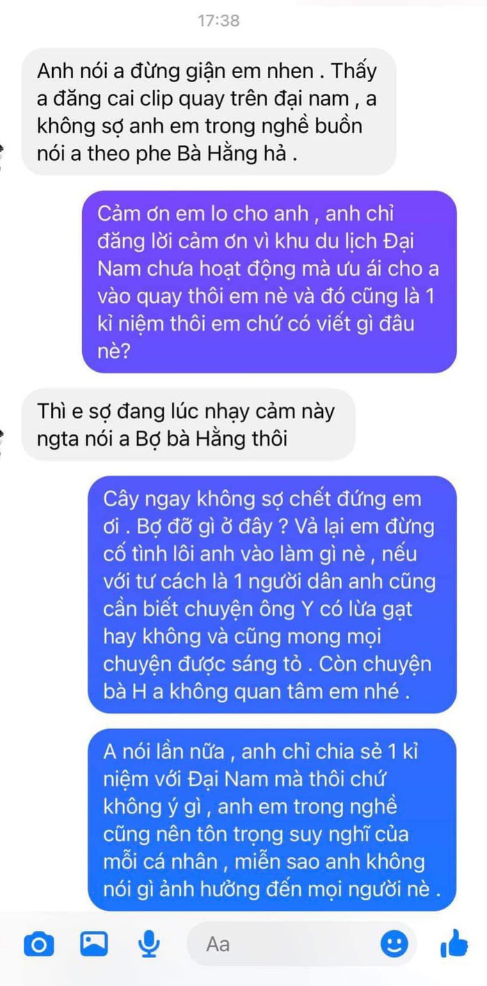 Một tài khoản mạng xã hội khác cũng có 'câu hỏi khó' dành cho Nguyên Vũ.