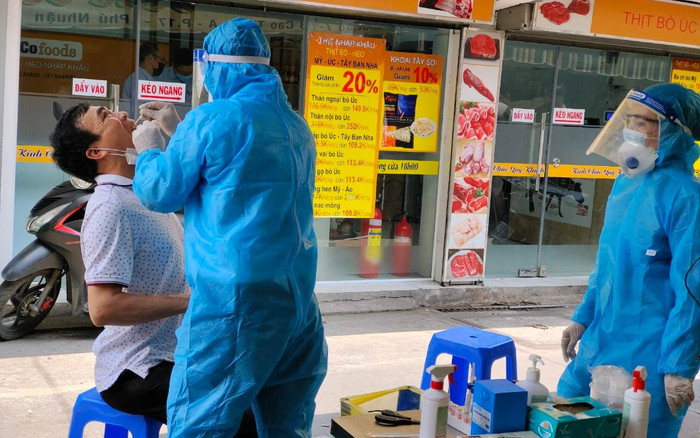 Phong tỏa tạm thời một phần chợ Phú Nhuận vì liên quan ca nghi mắc COVID-19 Ảnh 2