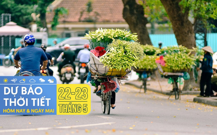 Dự báo thời tiết hai ngày cuối tuần 22-23/5: Hà Nội nắng gắt, TPHCM có mưa rào Ảnh 2