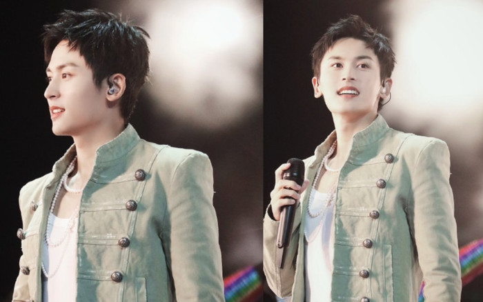 Trương Triết Hạn hóa thân thành 'chàng trai hoang dã' trong đêm hội 'Vi Á cuồng hoan' Ảnh 2