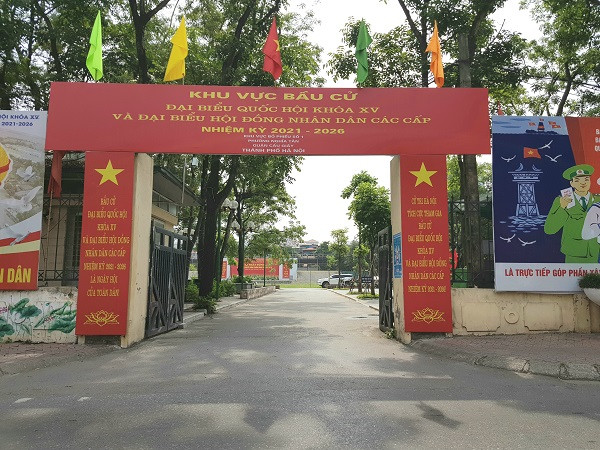 Phường Nghĩa Tân cũng chuẩn bị đầy đủ cho công tác bầu cử diễn ra vào ngày 23/5 sắp tới. Ảnh: Thiện Tâm