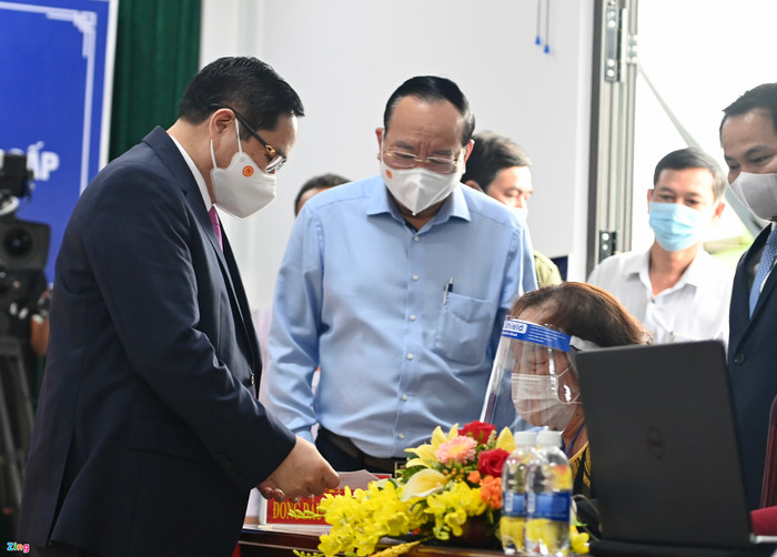 TP Cần Thơ là nơi Thủ tướng Phạm Minh Chính ứng cử đại biểu Quốc hội. Đây là lần đầu tiên một tỉnh Đồng bằng sông Cửu Long có Thủ tướng ứng cử. Ảnh: Thuận Thắng.
