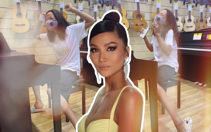 H'Hen Niê tậu đàn tự thưởng bản thân, quyết tâm chinh phục đam mê âm nhạc? Ảnh 2