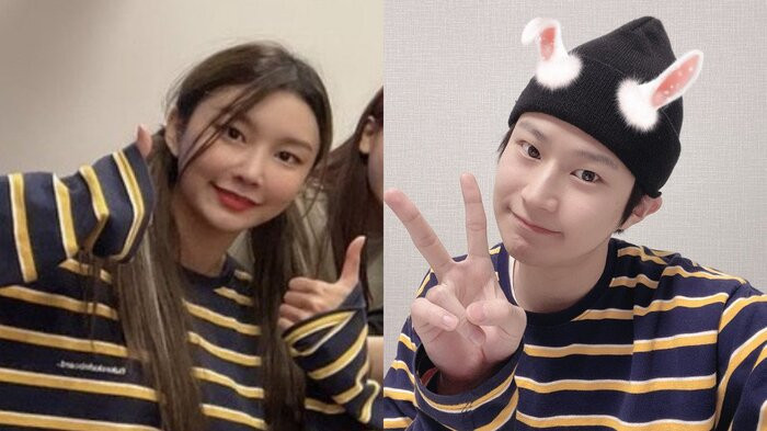 Cả hai không ít lần diện đồ đôi.