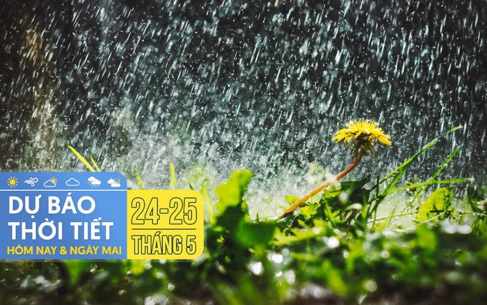 Dự báo thời tiết hôm nay và ngày mai 25/5: TPHCM và Hà Nội có mưa dông Ảnh 2