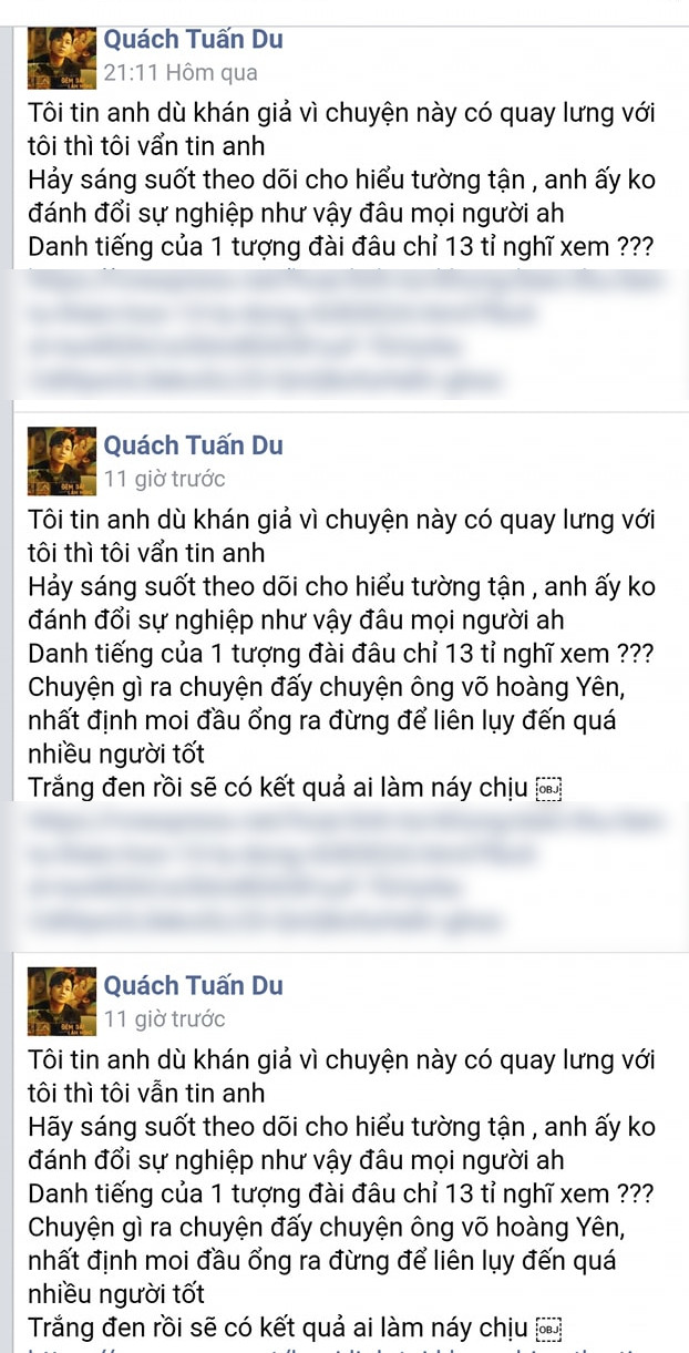 Sao Việt ủng hộ Hoài Linh sau clip nói về số tiền 14 tỷ: Quách Tuấn Du sửa status cả chục lần để bảo vệ Ảnh 4