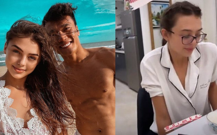 Gu ăn mặc đời thường giản dị của bạn gái Bùi Tiến Dũng lúc ở nhà Ảnh 2