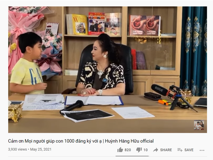Video mới nhất trên kênh YouTube của thiếu gia Huỳnh Hằng Hữu
