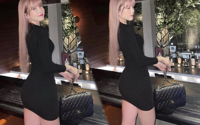 Thiều Bảo Trâm diện váy đen ngắn cũn cỡn khoe khéo vòng 3 hút mắt Ảnh 2