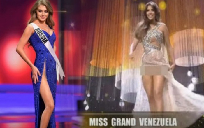 Hoa hậu lộ 'điểm nhạy cảm' tại cuộc thi Quốc tế, kì cựu như Venezuela cũng không thoát Ảnh 2
