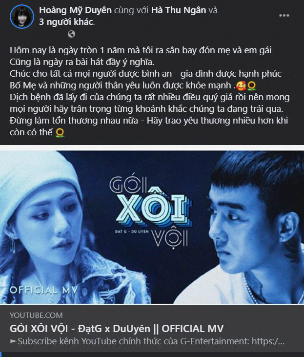 Bài đăng của Du Uyên.