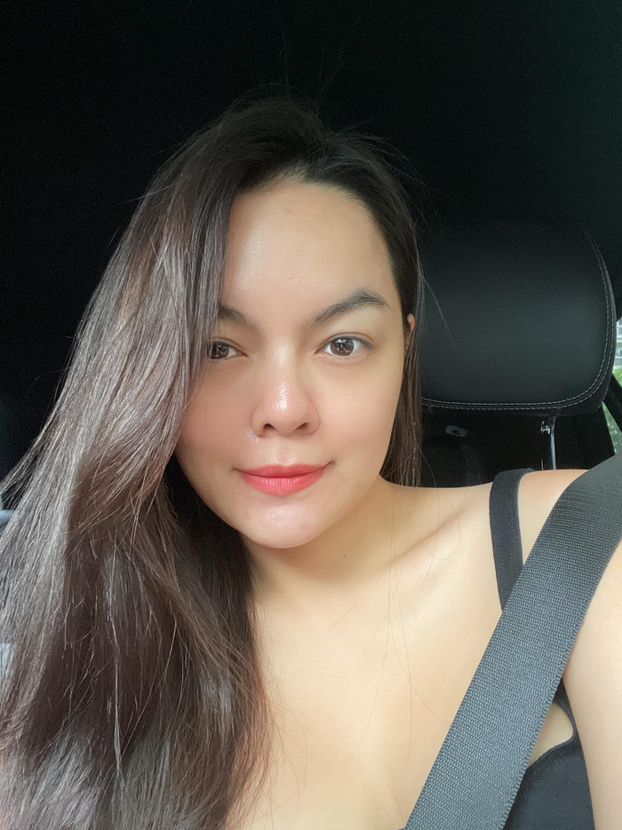 Nữ ca sĩ còn khoe nhan sắc xinh đẹp, tươi tắn sau 6 ngày thực hiện detox, 'chưa có tí thức ăn nào bỏ bụng'.