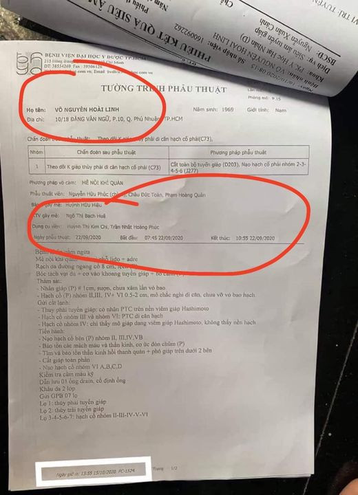 Lộ bản tường trình phẫu thuật của Hoài Linh: Thời gian hoàn toàn sai lệch với thông tin công bố trước đó? Ảnh 4