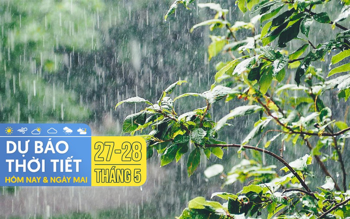 Dự báo thời tiết hôm nay và ngày mai 28/5: Hà Nội nắng nóng, TPHCM mưa dông Ảnh 2