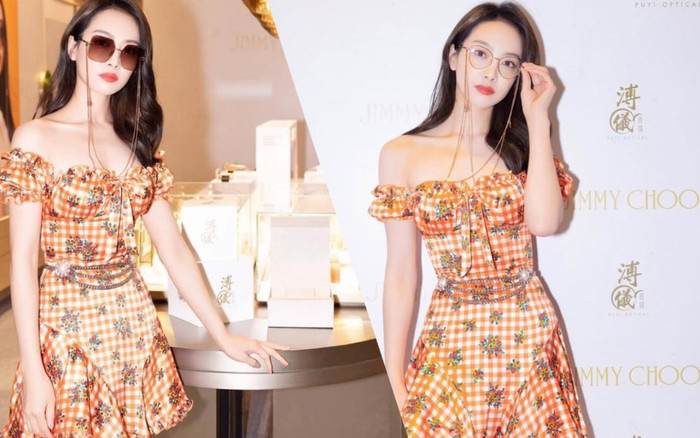 Tống Thiến lại bị chê 'cưa sừng làm nghé' diện váy nhí nhảnh đến sự kiện thời trang Ảnh 2