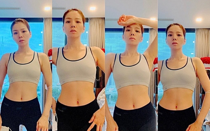 Lệ Quyên đăng clip thể dục tại nhà, anti-fan nói mỉa: 'Ưỡn ẹo chứ tập gì' Ảnh 2