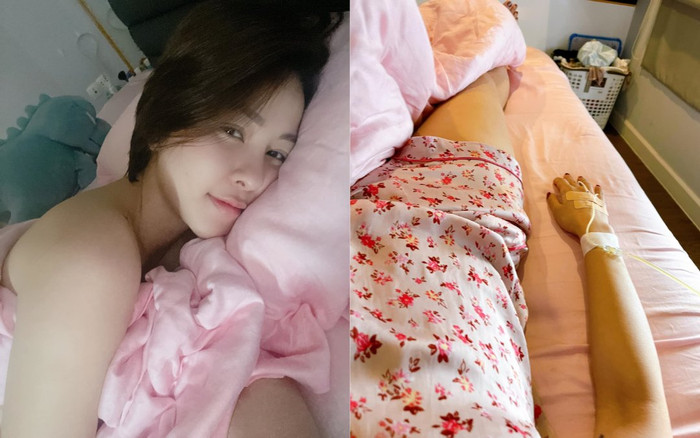 Tụt huyết áp vì yêu, hot girl Trâm Anh vẫn quan tâm đến 'nỗi buồn' của Công Vinh Ảnh 2