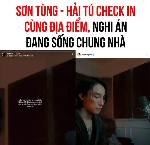 Dân cư mạng nhanh chóng tìm ra hàng loạt điểm giống nhau từ bức ảnh trong story này và so với góc nhà của Sơn Tùng M-TP.