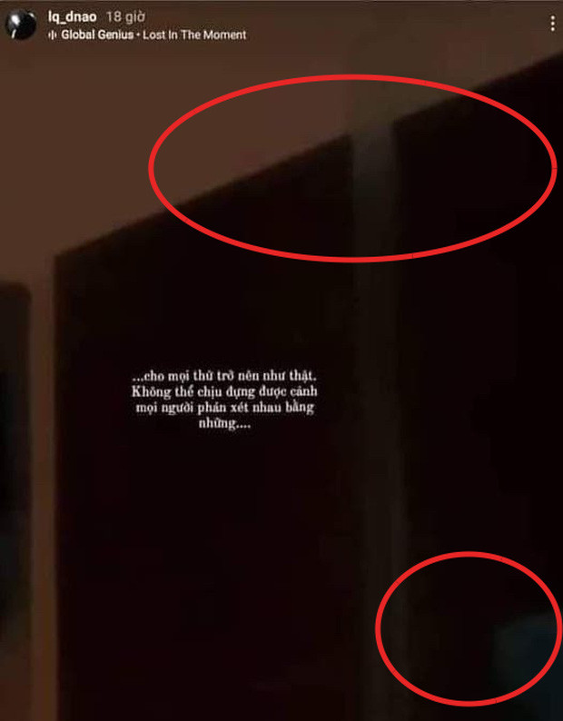 Dòng chú thích '...Cho mọi thứ trở nên như thật. Không thể chịu đựng được cảnh mọi người phán xét nhau bằng những...'.