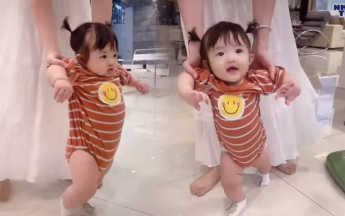 Đông Nhi khoe clip tập đi cho con gái, vẻ ngoài của bé Winnie khiến ai nhìn cũng yêu Ảnh 2